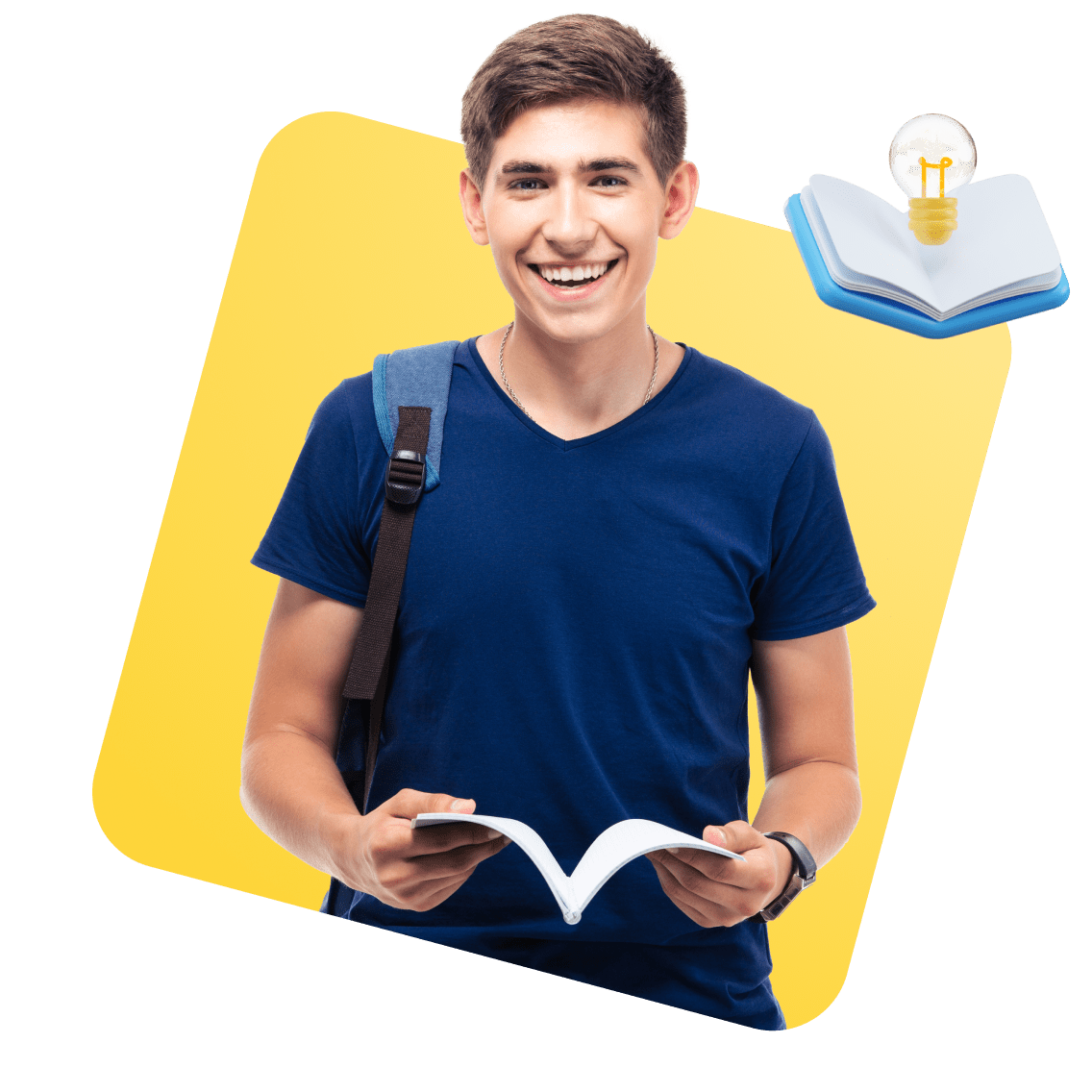 Florida Online Schools image 9 (name 4 Young Man Open Book Light)