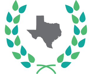 Logotipo de escuela preparatoria en línea de Texas