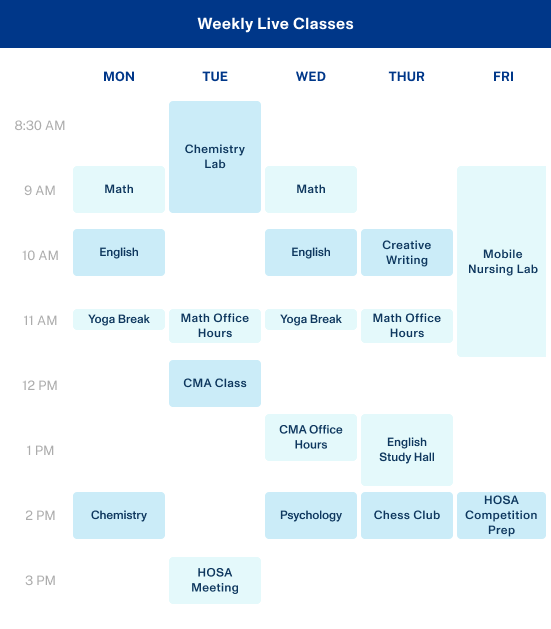 Abi image 9 (name abi weekly class schedule)