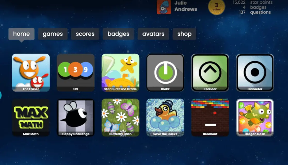 Skills Arcade game